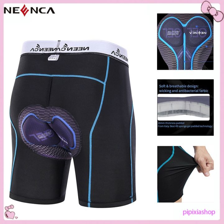 NEENCA Men's Bike Shorts 4D Padded Cycling Shorts Biking Underwear