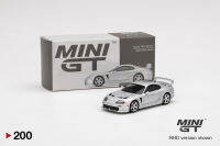 Mini GT Toyota TRD 3000GT Alpine Silver Metallic Mini GT