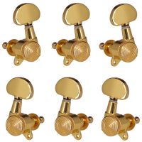 Locked String Tuning Peg Key Machine Heads Semicircle Button for Acoustic Electric Guitar Lock Schaller Style