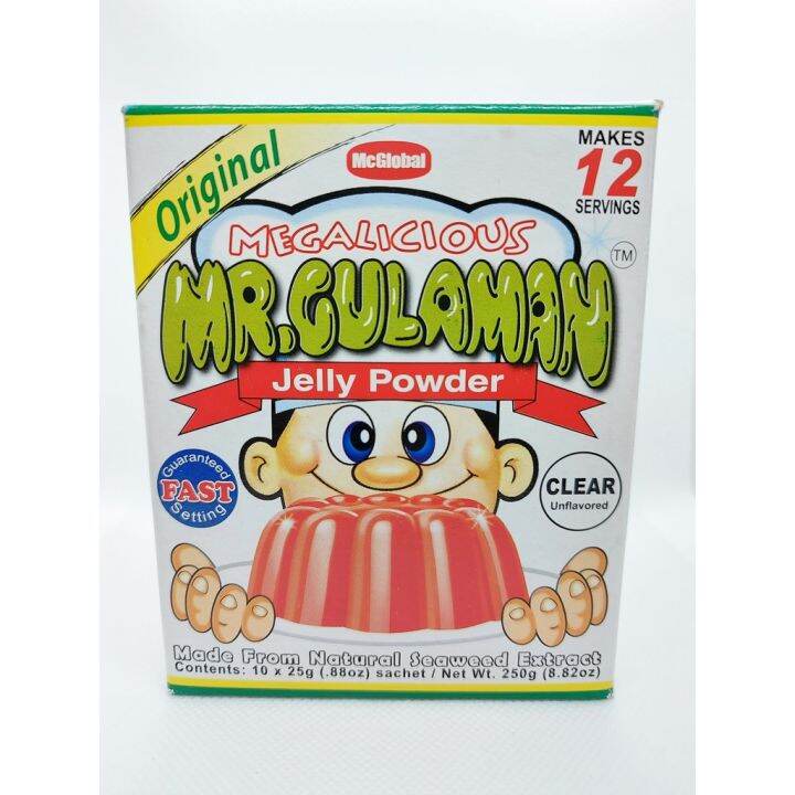 【READY STOCK】 ♔Mr. Gulaman Unflavored Gelatine Jelly Powder♡ Lazada PH