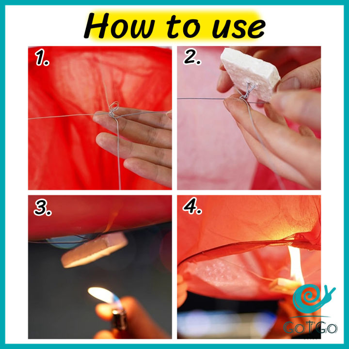 gotgo-โคมลอย-โคมไฟกระดาษ-สําหรับตกแต่งงานแต่งงาน-ต่างๆ-kongming-lantern