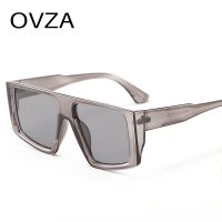 OVZA Fashion Oversized Sunglasses Womens Brand Designer 2022 Big Mens Sun glasses Gradient Lens S6016