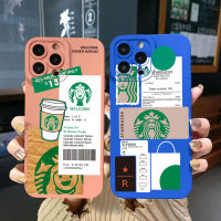 สำหรับ Samsung Galaxy A33 A53 A73 5G A32 A52S A72 A31 A41 A71โทรศัพท์กรณี Starbucks ถ้วยสติกเกอร์คุณภาพสูงเลนส์ป้องกันเลนส์กรอบขอบ