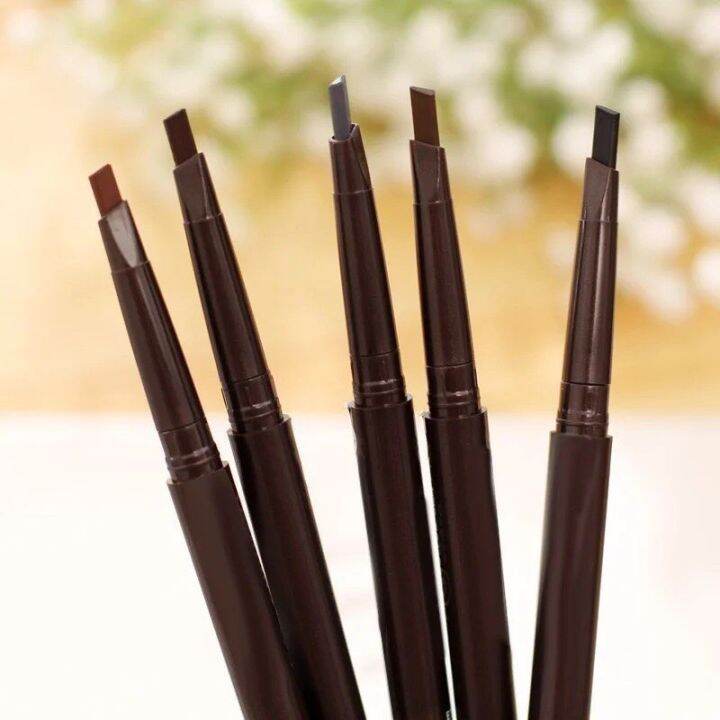 saleดินสอเขียนคิ้วรุ่นใหม่-กันน้ำ-double-eyebrow-pencil