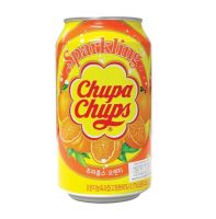 CHUPA CHUPS SPARKLING DRINKS จูปาจุ๊ปส์ น้ำผลไม้ผสมโซดา รสส้ม? 345ml