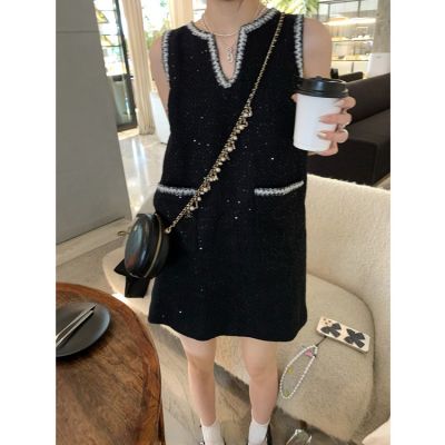 [COD] vest dress womens 2022 spring and summer new French design of fragrance celebrity style can be agent