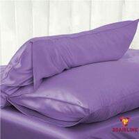 51x76cm Silky Satin Pillow Cases Bedding Fitted Pillowcase Silk Like Plain Cushion&amp;RAISE