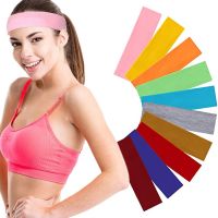 22 Colors Fashion Yoga Hair Bands Elastic Sports Headband Running Fitness Headwear Women Turban Head Warp Hairband Sweatband