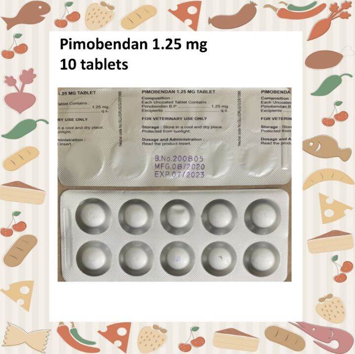 Pimobendan 1.25mg 10 Tablets + 1 Free | Lazada PH