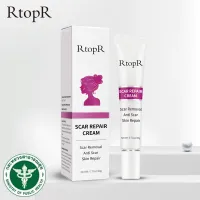 RtopR FDA ครีมลดแผลเป็น ยาทาแผลเป็น ครีมทาแผลเป็น ครีมลบแผลเป็น แบ่งเบาแผลไฟไหม้ น้ำร้อนลวก รอยแตกลาย ครีมรอยแผลเป็น 20 กรัม Scar Repair Cream