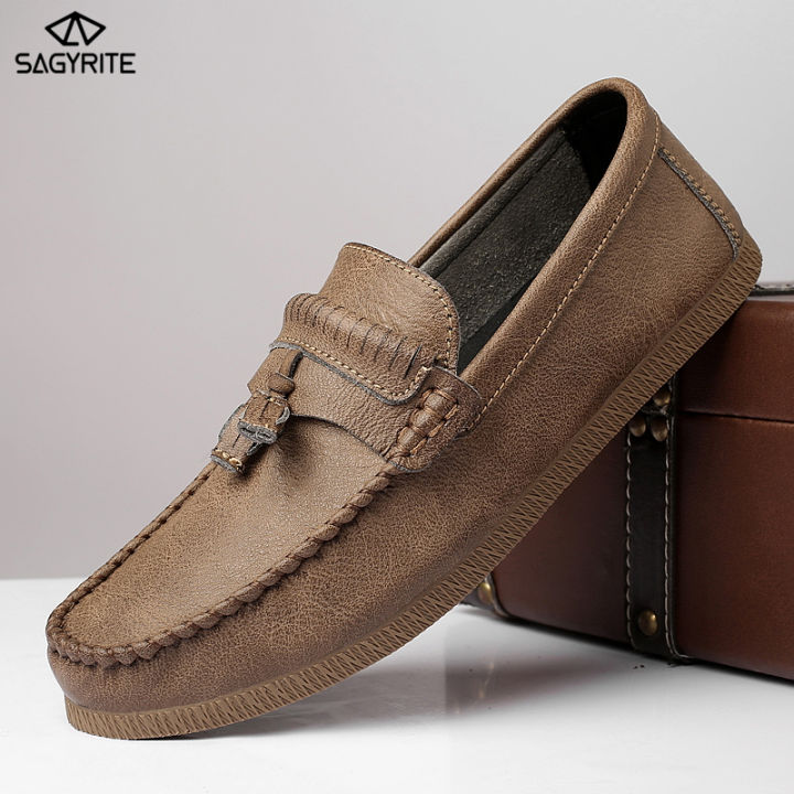 top-sagyrite-kasut-kulit-lelaki-mens-loafer-casual-leather-boat-driving-shoes-slip-on-men-loafers