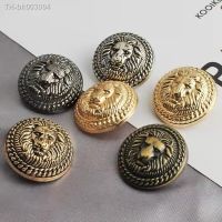 ✠㍿ 20PCS/Lot Fashion Metal Lion Head Button British College Style Retro Suit Coat Windbreaker Shirt Hand-stitched Button Decorativ