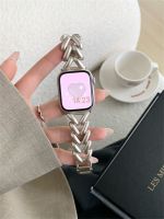 Love Heart Starlight Metal Strap For Apple Watch Band 49mm 41mm 40mm 44 45 38mm Zinc Alloy Band For iWatch Series 8 7 SE 6 3 4 5 Straps