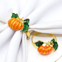 Ring Dinner Props Buckle Buckles Table Pumpkin Napkin Rings Decorative