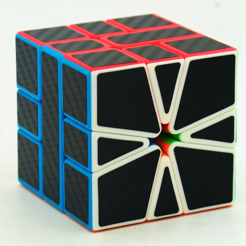 Carbon Fiber Cube Magic Cube Speed 2x2 3x3 4x4 5x5 Pyramid 223 233