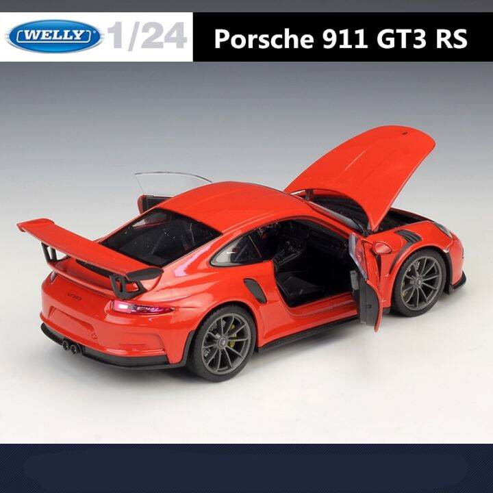 welly-1-24-porsche-911-gt3-rs-alloy-sports-car-model-diecast-metal-toy-racing-car-model-high-simulation-collection-children-gift