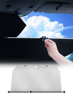 Car Auto Retractable Sun Shade Protector Parasol Front Window Sunshade Cover Curtains Interior Windshield Protection Accessories