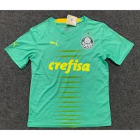 2022 2023 ล่าสุด เสื้อกีฬาแขนสั้น ลายทีมชาติฟุตบอล Palmeiras third Issue 2022 23 ชุดเหย้า