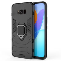 เคส Samsung S8 Case ชุดเกราะกันกระแทก Slim Rugged Hybrid Hard Plastic + Tpu Bracket Magnet 360 Ring Holder ฝาหลัง