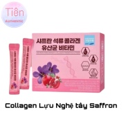 Collagen Lựu Đỏ Nhụy Hoa Nghệ Tây Saffron Hàn Quốc Chính Hãng