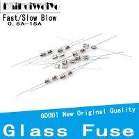 ﺴ 10PCS/LOT 3.6x10 mm Glass Fuse Fast / Slow Blow 250V 0.5A 1A 2A 3A 3.15A 4A 5A 6.3A 8A 10A 15A With a Pin Legs F/T Type 3.6x10mm