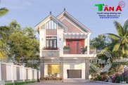 Thiết Kế Nhà Đẹp 2 Tầng Mái Thái Hiện Đại Tại Quảng Bình