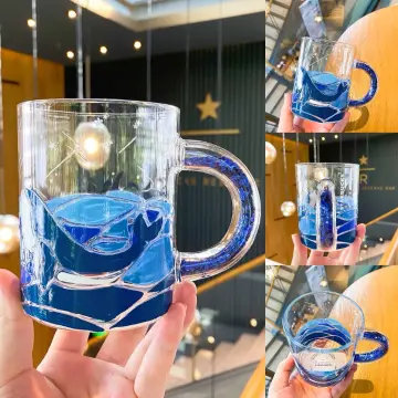 Starbucks Whale Classic Sea Straw Cup Glass Tumbler Cold Cup 