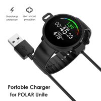 นาฬิกาเครื่องชาร์จ USB 4พิน1เมตรสำหรับสายสายชาร์จนาฬิกาอัจฉริยะ POLAR Unite