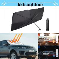 ร่มกันแดดในรถยนต์ เป็นม่านบังแดด สะท้อนแสงแดด UV ลดความร้อนภายในรถ Windshield Sunshade Umbrella