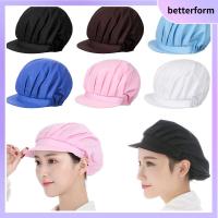 BETTERFORM หม้อหุงข้าว เชฟแคป ตาข่ายคลุมผม ห้องอาหารของโรงแรม โรงอาหาร หมวกปรับผ้าพันแผล บริการอาหาร หมวกคุก ชุดทำงาน