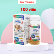 Viên dầu cá Alaska Omega 3 bổ mắt, bổ não, khỏe mạnh tim mạch