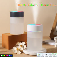 2023 360ML Colorful Air Humidifier Essential  Diffuser Sprayer Fogger Aromatherapy Aroma Diffuser Car Air Freshener Home Humididicator