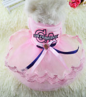 Pet Dog Skirt Fashion Dog Puppy Tutu Lace Skirt Clothes Apparel Bow Pet Dress For Dog Pet Spring Summer Dog Dresses