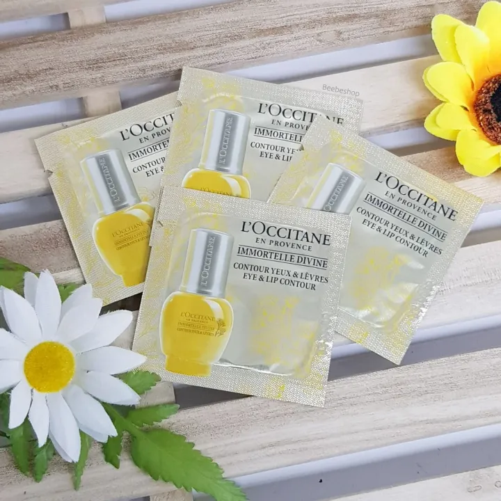 L'Occitane Immortelle Divine eye & lip contour 1.5ml ผลิต 10/2020