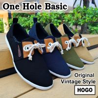 Hogo รองเท้า Slip on รองเท้าแบบสวม รองเท้าผ้าใบสลิปออน รองเท้าแฟชั่นผู้ชาย รองเท้าผ้าใบผู้ชาย รองเท้าสลิปออน