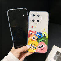 เคสโทรศัพท์กันกระแทกลายการ์ตูนมอนสเตอร์สี KOSLAM สำหรับ Realme 11 4G 5G 11 Pro 11 Pro + C53 C55 C33 C31 C30 C21 C20 C25 C11 C15 Realme 10 10 Pro 9 4G 8i 9i 5G 9 Pro 2023ดีไซน์ใหม่คลังสินค้าพร้อมปลอกโทรศัพท์มือถือ TPU นิ่ม