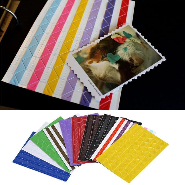 2sets-of-204pcs-diy-scrapbook-paper-photo-albums-frame-picture-decoration-corner-stickers-pvc-102pcs-set-photo-albums