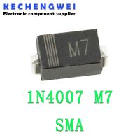 【CW】 100PCS 1N4007 IN4007 M7 1A 1000V SMD Rectifier Diode