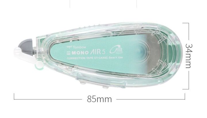 1pc-tombow-mono-air-mute-correction-tape-10m-transparent-mute-student-use-correction-tape-replacement-core-ct-cax5c