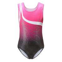 Girls Ballet Leotard Sleeveless Gymnastics Leotard One-Piece Girl Rhineston Glitter Professional Leotard For Girls NEW