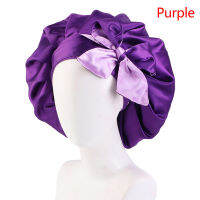 Graceful SATIN Bonnet ผ้าไหมซาตินคืนหมวกนอนปก-8สี Double Layer Makeup CAP