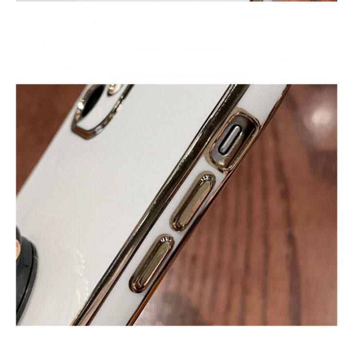 andyh-for-xiaomi-redmi-9c-case-fashion-luxury-beautiful-girls-floral-stand-hand-ring-simple-solid-color-plated-soft-phone-case