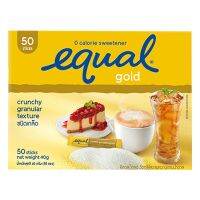 Promotion ⏰ Equal Gold Sweetener 1.25g. 50sachets