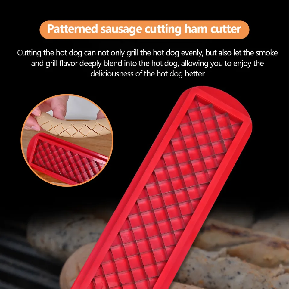 G Hot Dog Slicer Hot Dog Knife BBQ Gadget for Sausage BBQ Backcountry  Camping