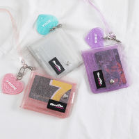 Transparent Women Purse PVC Clear Jelly Bag Mini Money Wallet Card Holder Clear wallet ladies purse wallet Jelly Card Holder2023