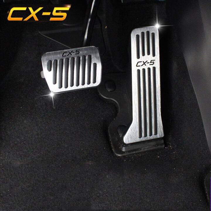 Aluminum Car Elerator Gas Pedal Brake Pedal Footrest Pedal Plate Cover ...