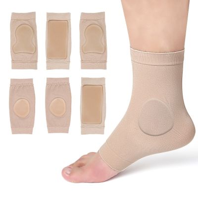 【hot】☃  2 Pcs/Pair Anti Fatigue Foot Sleeve Elastic Gel Anklet Ankle Brace Compression Socks