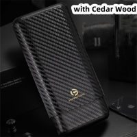 3-Finger Ciggar Humidor Tube Cedar Wood Cigaar Box Holder Travel Ciger Case Smking Accessories