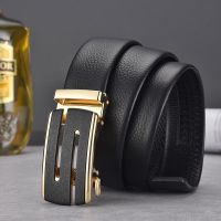 Automatic buckle leather belt Belt Mens Belts Top Quality Belts Men 3.5cm Width Sports Brand Luxury belts for men Belts