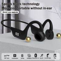 ♨ Bone Conduction Wireless Earphones Bluetooth 5.2 Waterproof Run Sports Headphones Noise Reduction Magnetic Headsets With Mic U9